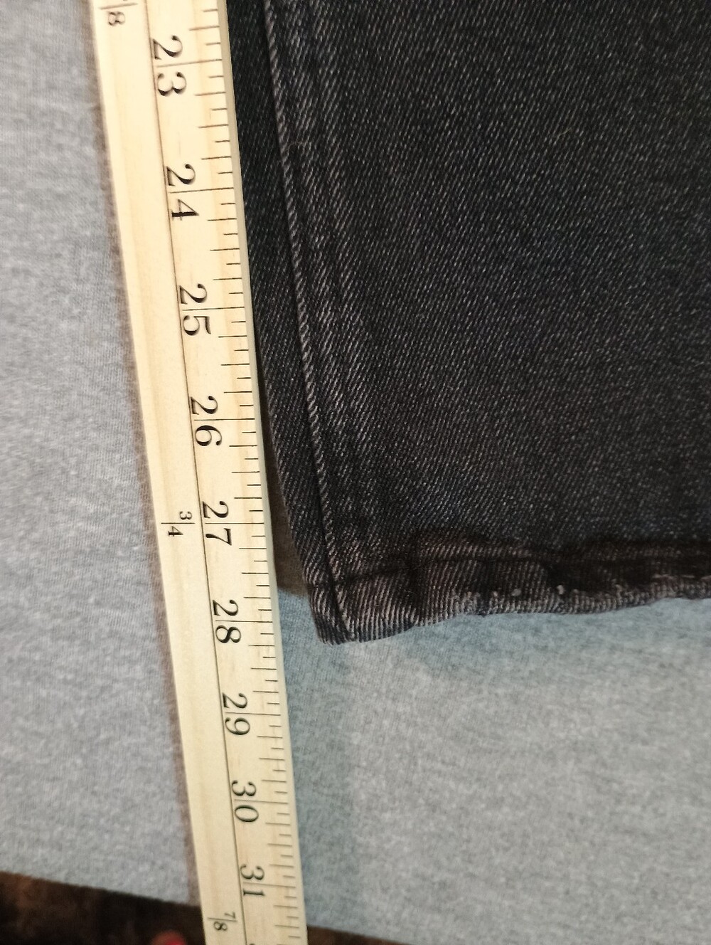Mrdia Whip Baggy Wide Leg Black Jeans - Vintage Style - Picture 6 of 9